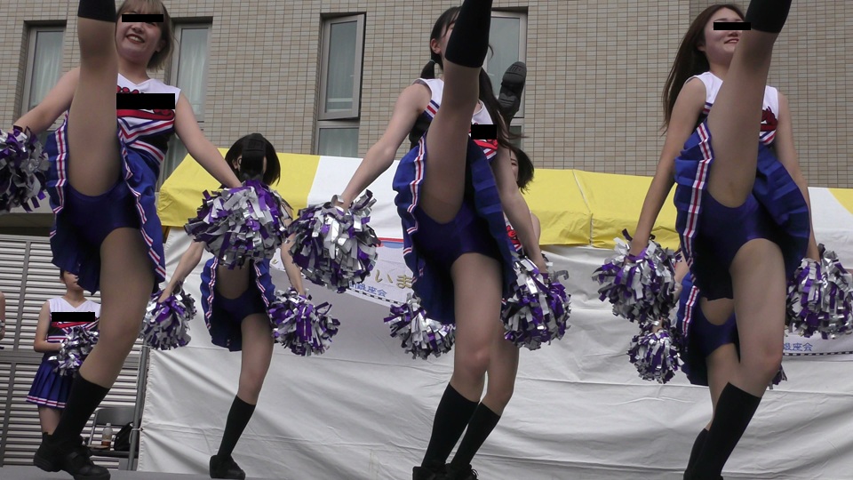 ややロー大好き！きらりと光る美女軍団チアダンス４K動画