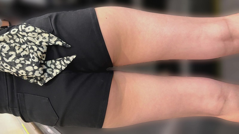 【再販】スタイル抜群のプリプリのお尻をしたギャルを凝視(/ω＼)