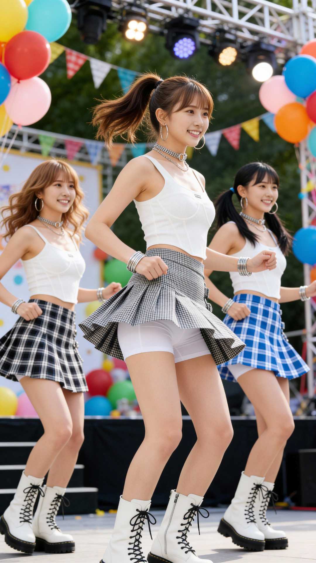 【チアマニア垂涎】【動画付】栞の母校文化祭SP！チアダンスOGユニットの全力ステージSP【写真93枚＋動画2本】