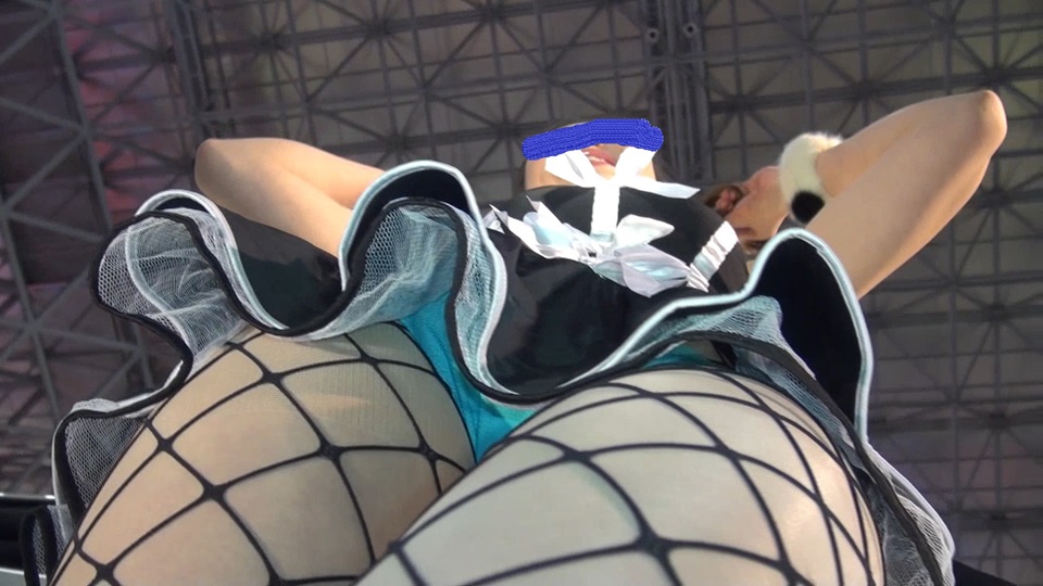 【再販】正面パンチラ３人セット。どのキャンギャルも正面からしっかりパンチラいただきました