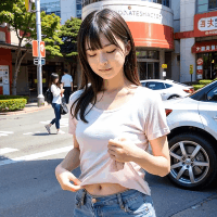 【動画】街の超美女！大きなおっぱい見せてくれました！