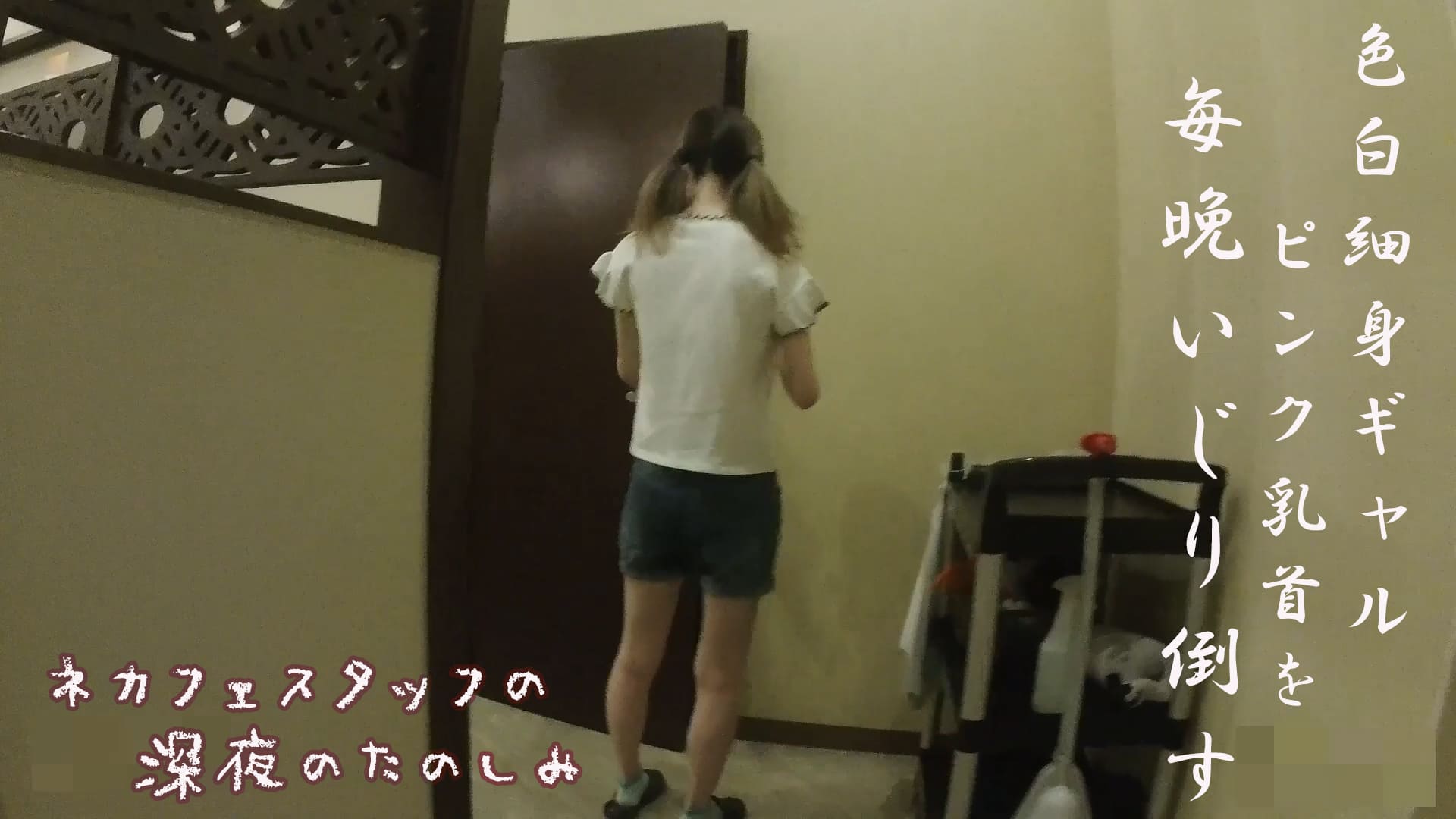 ネカフェスタッフの深夜の楽しみ　～ピンク乳首を弄り倒す～