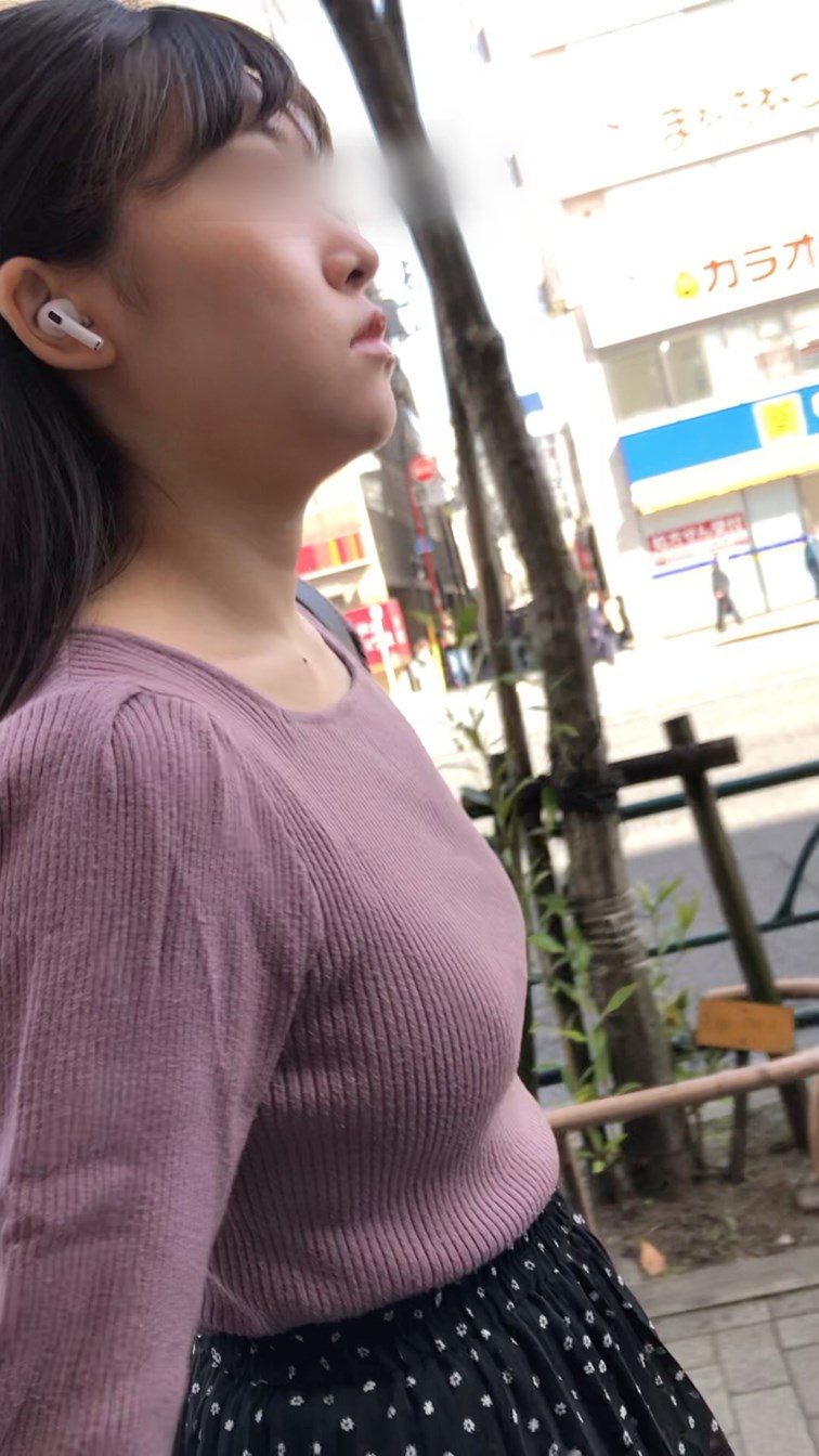 【横からの眺め343】程よい肉付きの隠れ巨乳ＯＬを追いかけて！