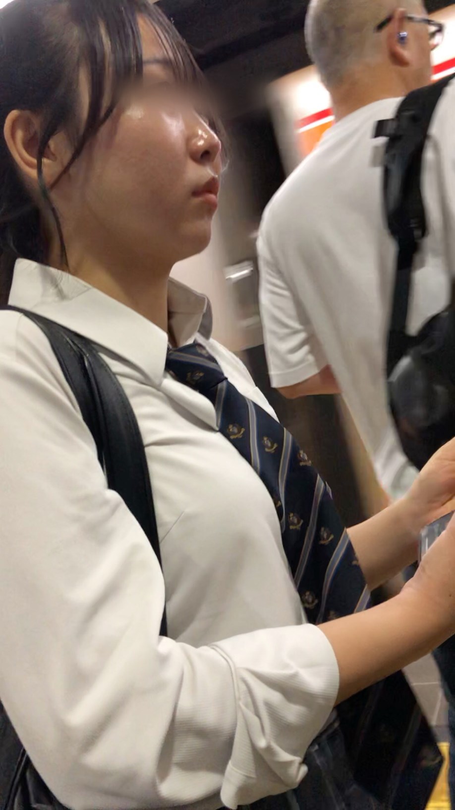 【放課後の眺め123】ムチムチボディのＪＫは推定Ｆカップ！