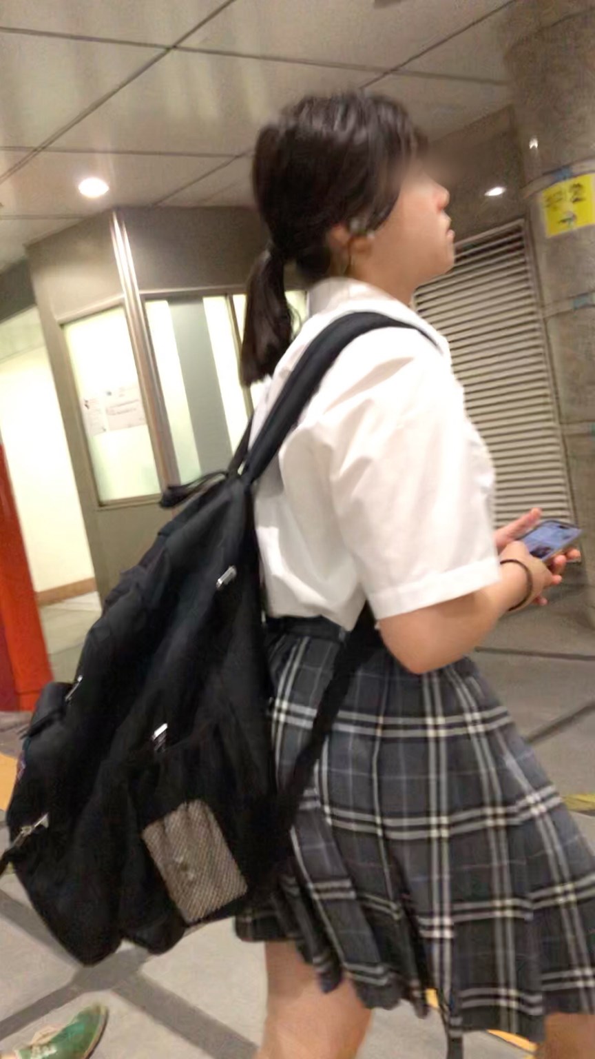 【放課後の眺め134】ムチムチボディの優等生ＪＫを追いかけて！