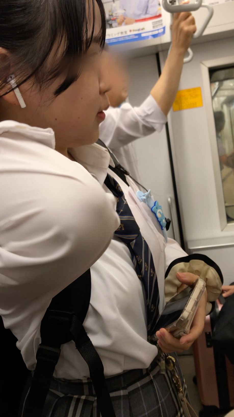 【放課後の眺め130】ムチムチボディのＪＫを至近距離で観察！