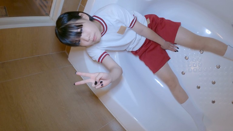 【４Ｋ】No,１４３のエンジの体操服さん♪撮影会の様子♪Gopro撮影♪パンツに汚れ♪　３６２