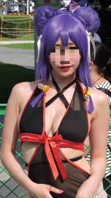 【再販】コスプレ2018夏形の良い美巨乳おっぱい谷間にフル勃起！【動画】イベント編 4809と4821セット販売
