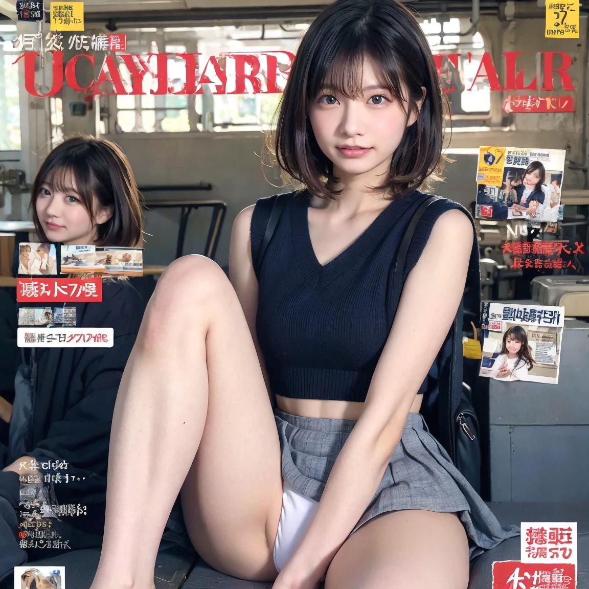 【写真集】美少女えちかわパンチラマガジン♡　あどけないちっぱい無防備ヒロイン　AIフェチグラビアコレクション(712枚)