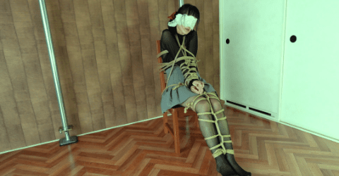 【再販】本気で縄抜けに挑む女の子