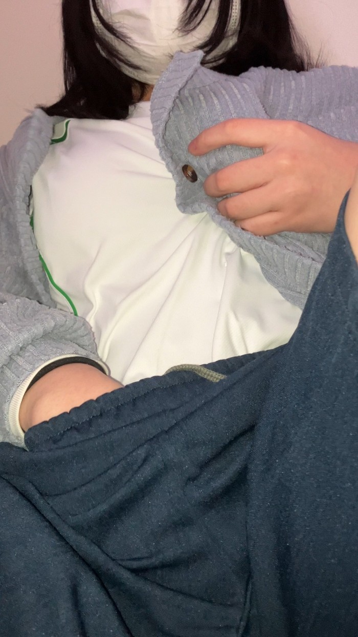 【４K】アプリで知り合ったお姉さん♪体操着に私服ハーパンでオナ♪最後のバイバイが可愛い♪　３７５