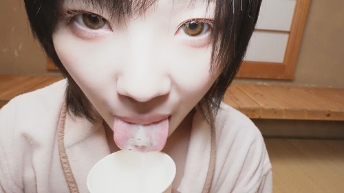 私のノートパソコンに保管してたベロ＆ベロ汁動画です（完全オリジナル）