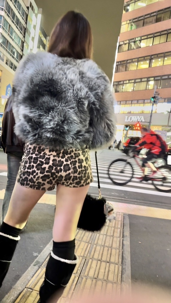 ヒップコレクションVol.50 むっちりヒョウ柄ショーパンJDとデニムショーパンのエロ尻JD達