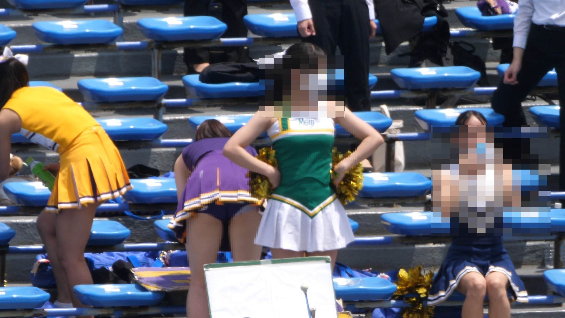 【再販】なにわガールズ1162【4K】ハミパン女王はどちら⁉　JDチアの勝負おパンティー！