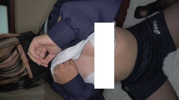 【再販】芋娘♪黒タイツにバレー短パンなど複数種類の短パン撮影　１５４