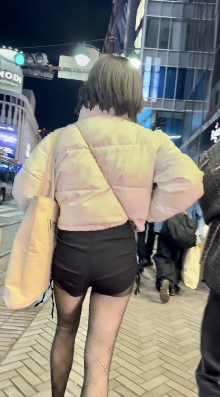 ヒップコレクションVol.44 エロい黒パンストスレンダー尻のお姉さん！2選！