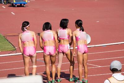 【再販】陸上競技　4×400ｍリレー決勝　ブルマ三つ巴