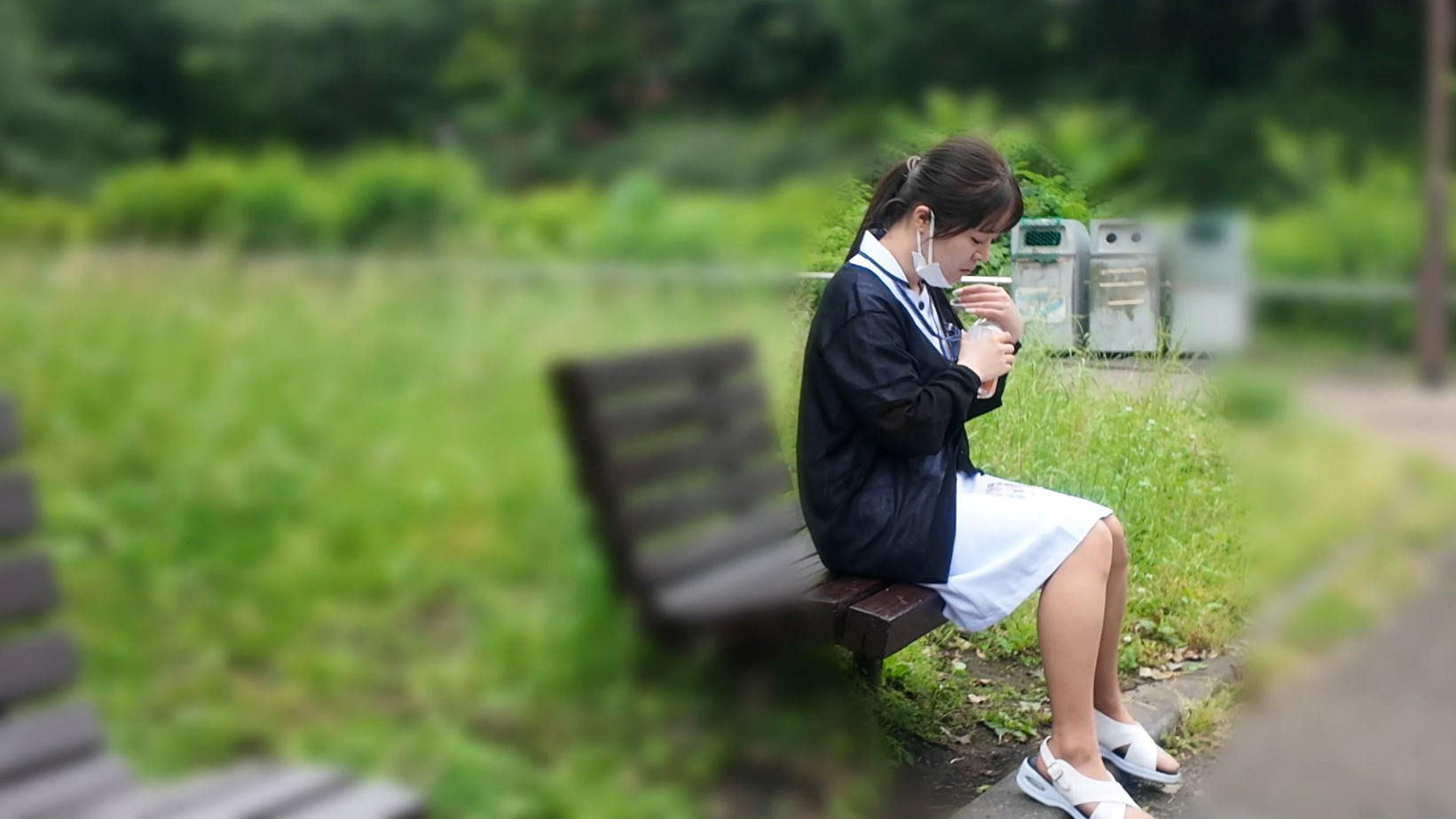 近隣クリニック受付/白衣の天使　催〇オイルで粘膜から強〇発情。全体重を乗せたピストンに絶頂酸欠！爆乳弾ませ無許可妊娠確実中出し