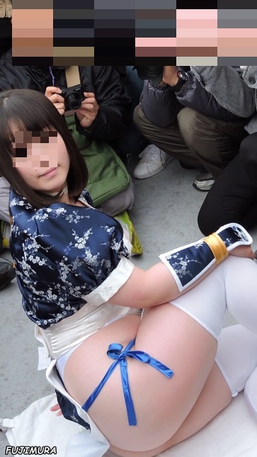 【再販】巨乳おっぱいTバック巨尻丸出し乳輪？コスプレ2017冬【動画】3作品セット 3838 3844 3846