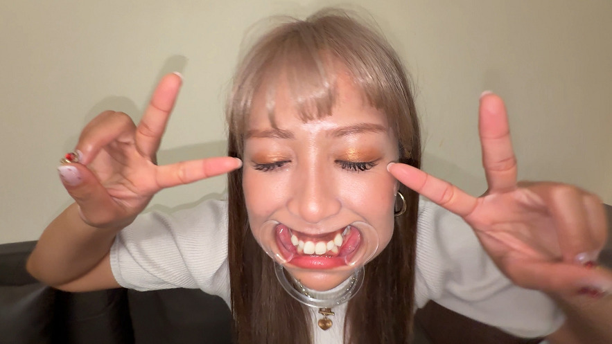 【再販】【個人撮影】若菜めあり　初喉チンコ触り＆口内観察