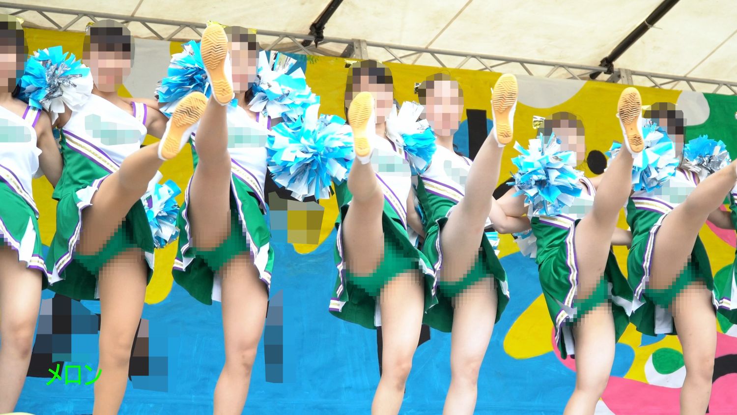 祭りだチア vol.115 【4K】 モデル級美女が見せるハイキックにノックアウト！JDチアダンス