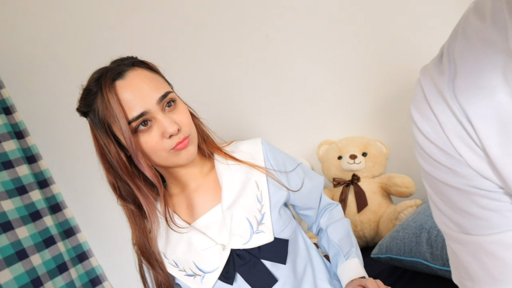 【再販】【お宝個人撮影】ティーン雑誌学生モデル　アリスちゃん。令和育ちの美人学生　 プラベリアルＳＥＸ 　原宿セーラー服でハメ撮り中出し