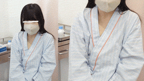 ｛猥褻診察カルテ#21}黒髪女子の貧乳乳首ねっとり胸部診察　２名