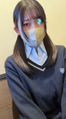 【現役JKにオナサポ交渉26】「は、恥ずかしい//」顔を真っ赤にしながらオナニーサポートしてくれる巨乳ちゃん→目の前でくちゅオナ