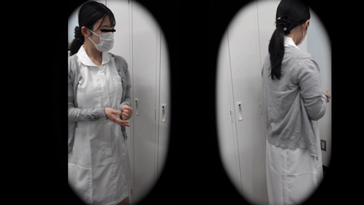 ※購入特典付き【某トレーニングジムの裏側vol.17】爆乳美人看護師の生着替え入手です