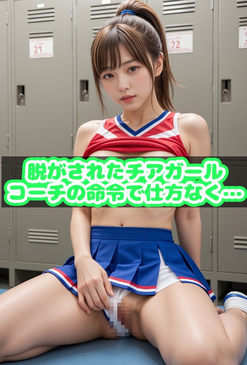 脱がされたチアガール コーチの命令で仕方なく…