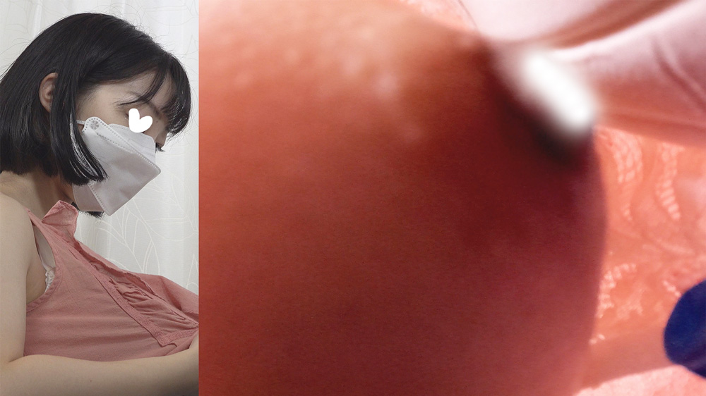 【検診2名】触るとマズいお年頃な乳首へバレないよう大接近！