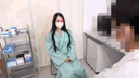 【色白】美巨乳おっぱいを揉み乳首を弄るお触り検診