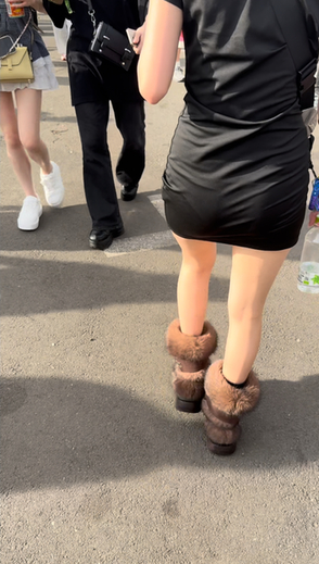 タイトスカート女子コレクションVol.36 透けるパン線も露出も気にしないショート丈のワンピのお姉さん達