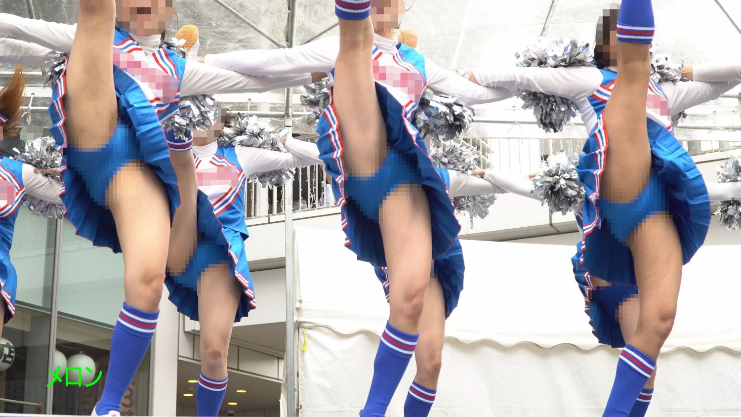 祭りだチア vol.93 【4K】 魔女JDチア、チアダンスのフルコース！？ ラインダンスにVジャンプ、おまけに側転と感動です。