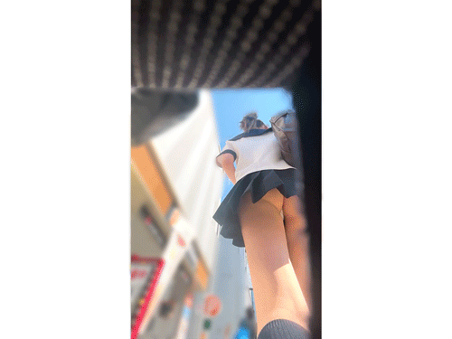 【放課後JK #01】　お嬢様JKの食い込みパンティを追い撮りしてみた