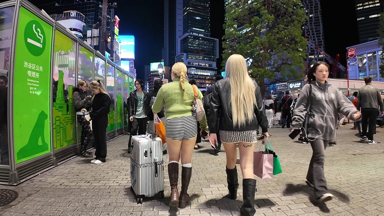 【街撮り記念動画】仲良しギャル２人組