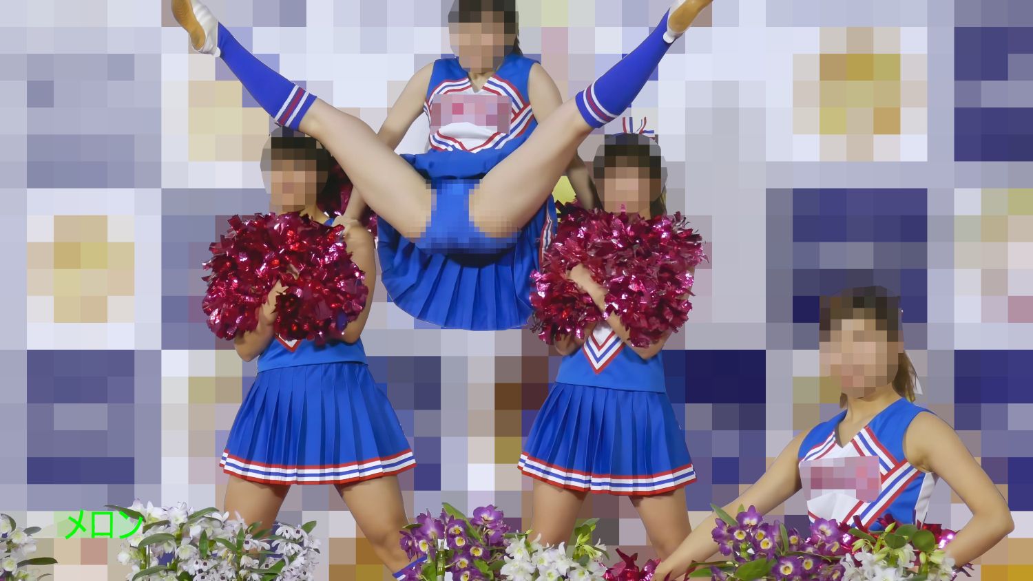 【再販】祭りだチア vol.119 【4K】 魔女JDチアダンス空港編 第四弾 華麗に決まったVジャンプ！最高の瞬間！