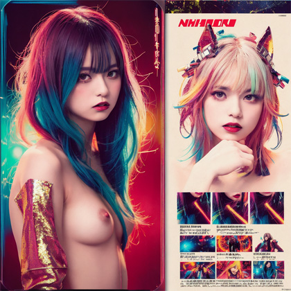 過激系美女！ジャケット風アート風写真集！