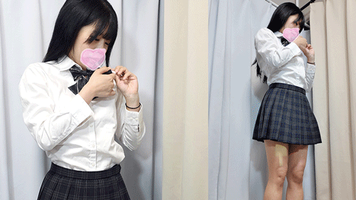 超スレンダーJKスイマーの更衣室で着替えてるところを盗撮