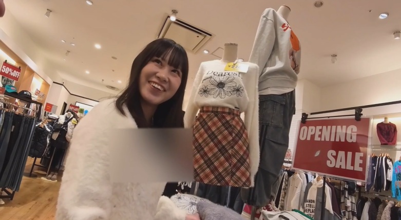 【再販】着替えさせ！お見送りEND！新装開店のオープン店員を2日撮り