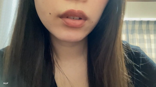 【再販】【口,舌,フェチ】彼女の口元、ポッキーと舌と唇が紡ぐ、無防備な“音”のコレクション