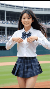 【動画】野球部 女子マネージャー③　～元気をだして！制服女子ブラ見せ編～