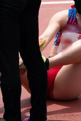 陸上競技　400ｍ予選