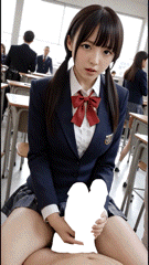 【AI動画】常に兜合わせ〈制服編〉