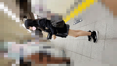 【再販】可愛いJKを数日ストーカーしてパンツを確認