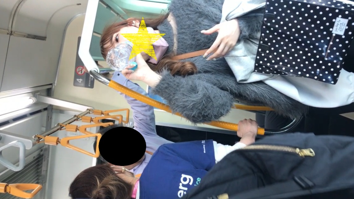 マツエクバッチリギャル至近距離ロックオン!