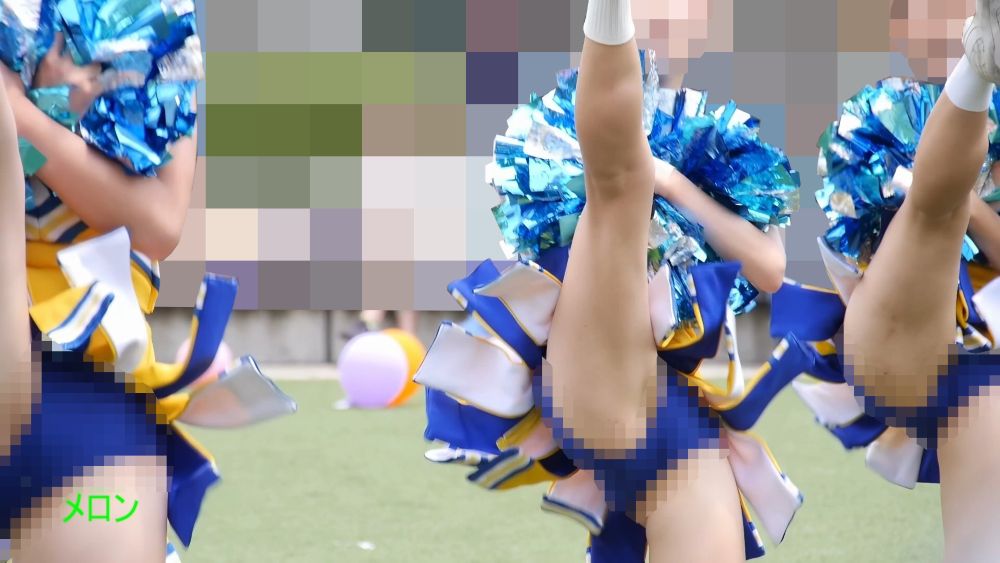 祭りだチア vol.96 西の応援団JDチア 体育会系美女が見せます 青アン！焦らしのハイキック！