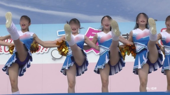 【再販】ロー画角からの必撮！ミス●ン出場の彼女再び！元気だチアダンス