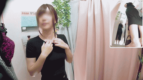 エステティシャン風美女の　コーヒー豆みたいな陥没乳首　僕のお店の試着室609