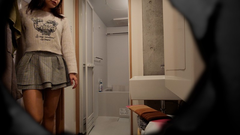 くたびれパンスト就活女子大生のお風呂